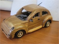 9" wood car