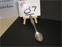 Sterling Silver Spoon, Ornate with "B" Monogram