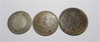 3 Coins: 1805 Franc, China, HO-NAN