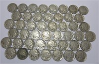 46 Buffalo Nickels