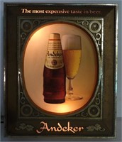Pabst Andeker Light Up Beer Sign
