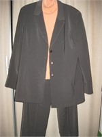 Designer Womans Pants Suit- Dark Olive
