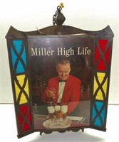 3 Sided Rotating Miller High Life Beer Light Clock