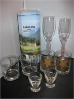 MCM Bar Glassware, Shot & Champagne
