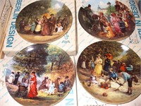4 Berlin Germany Family Collector Plates