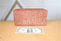 Unusual Humboldt Nebraska Vintage Brick