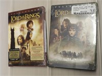 Lot of 2 NEW Sealed The Lord of the Rings DVDs