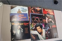 Lot of 9 Vintage Tom Jones Record Albums LPS