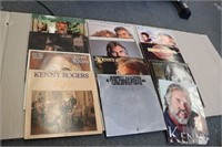 Lot of 13 Kenny Rogers Record Albums LPS