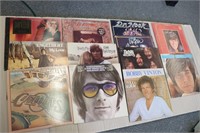 Lot of 12 Assorted Male Artists 1970's Record LPS