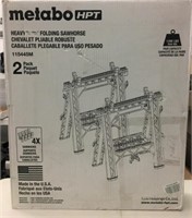 Metabo HPT Heavy Duty Folding Sawhorse Set