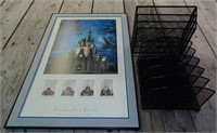 "Cinderella Castle" Picture & 2 File Holders