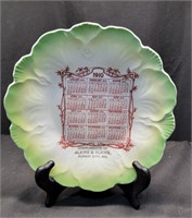 1910 Calendar Plate