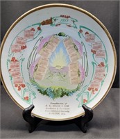 1912 Calendar Plate