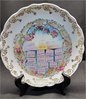 1911 Homer Laughlin - Hudson Calendar Plate