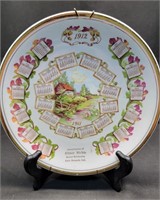 1912 Calendar Plate