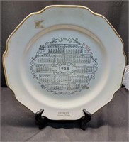 1958 Sabina Warranted 22K Calendar Plate