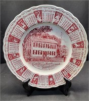 1964 Royal Staffordshire Ceramics Calendar Plate