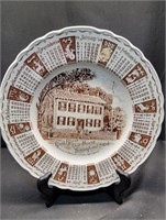 1964 Royal Staffordshire Ceramics Calendar Plate
