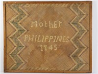 WWII Phillippines GI Bamboo Bring Back - Mother
