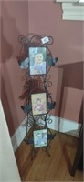 Metal Picture Frame featuring butterflies
