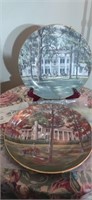 2 Gorham Southern Landmark Plates - The Hermitage