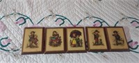 Vintage Hummel Style Hilde Plaques