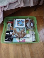 Miscellaneous lot, books, notepads, frames and