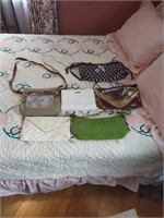 Group of purses, need some cleaning. Leather is