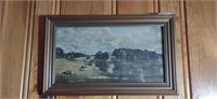 Lovely Vintage Print of Wivenhoe Park, Essex By