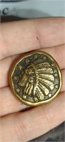 Indian Native American Head Button?