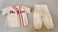 Phillies Child's Wool Baseball Uniform