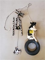 Cow Wind Chime & Cow Hanging Decor