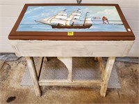Hand Painted Nautical Table