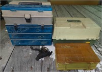 3 Tackle Boxes
