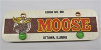 Ottawa, IL Moose Lodge License Plate Topper