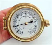 Vintage Benchmark Brass Nautical Barometer