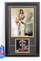 Slash of Guns & Roses Autographed Plaque