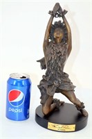 Kim Taylor Reece Bronze "Kilakila" Hula Statue