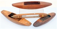 Antique Wood Boat Loom Spools