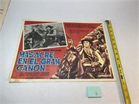 Spanish Masacre in the Grand Canyon Movie Card