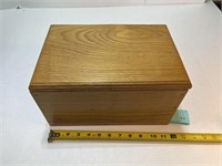 Solid Oak Wooden Box