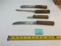 Russel Green River Works Used Knives