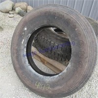 10R22.5 tire, unused