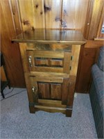 VTG SOLID WOOD LIQUOR/STORAGE CABINET