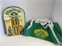 1983 CABBAGE PATCH WRIST WATCH SET & TOTE BAG