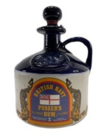 British Navy Pusser's Rum Bottle