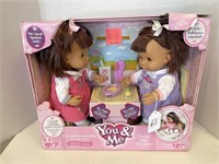 YOU & ME TWO CUTE ADORABLES NEW DOLLS