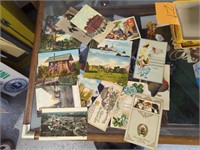 Box of Vtg Postcards