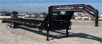 2021 East Texas Trailers 32' Flatbed Trailer